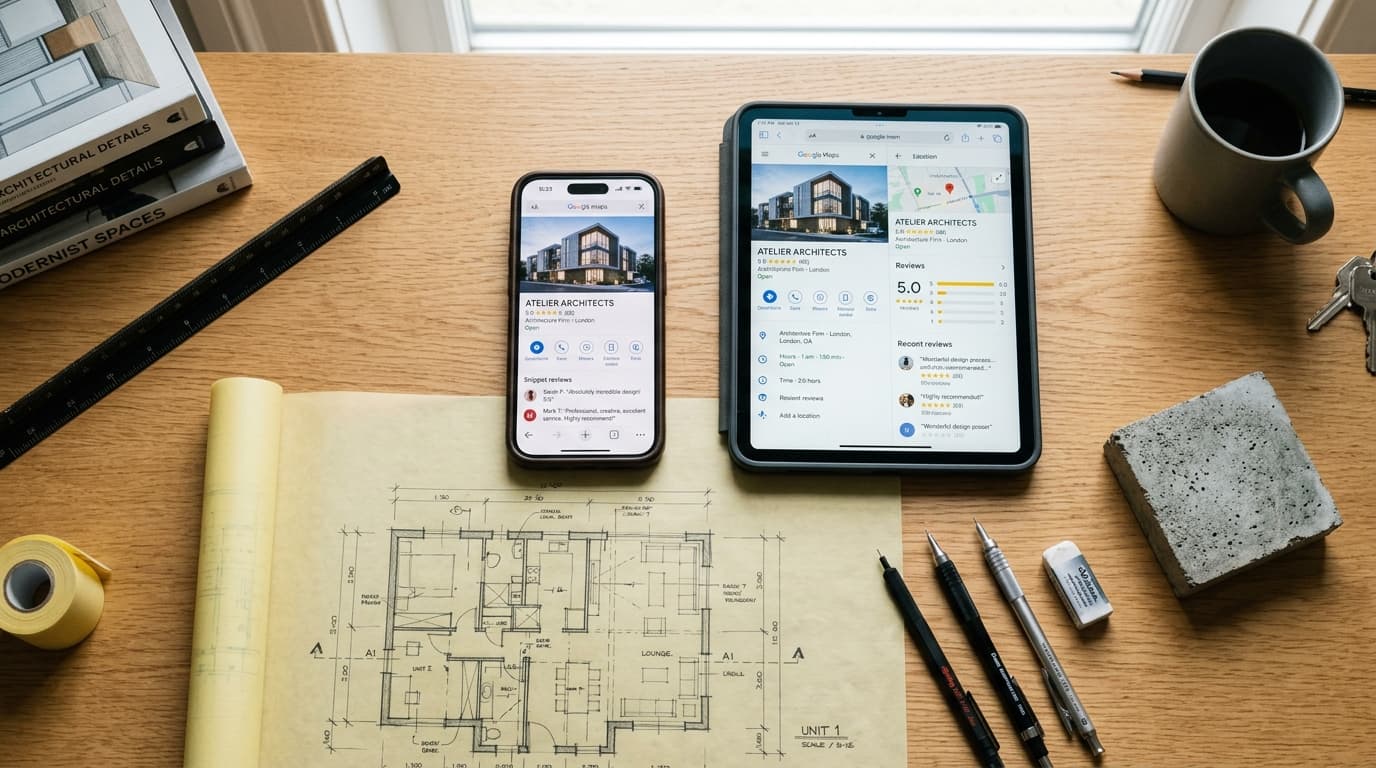 Google Business Profile for Architects: Setup, Optimization and Ranking