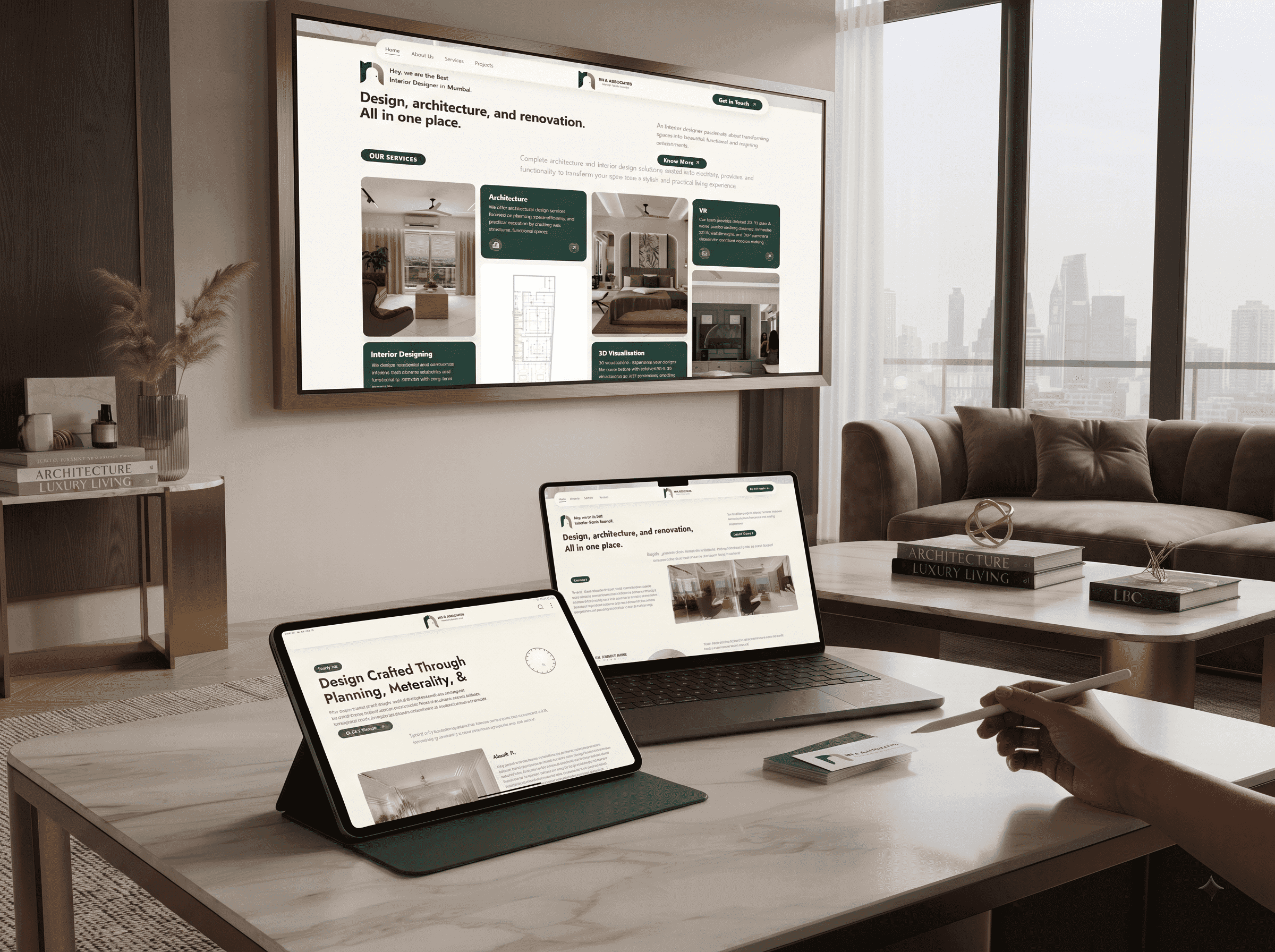 R&N Associates - Custom Web Design & Development by Amfor Studio
