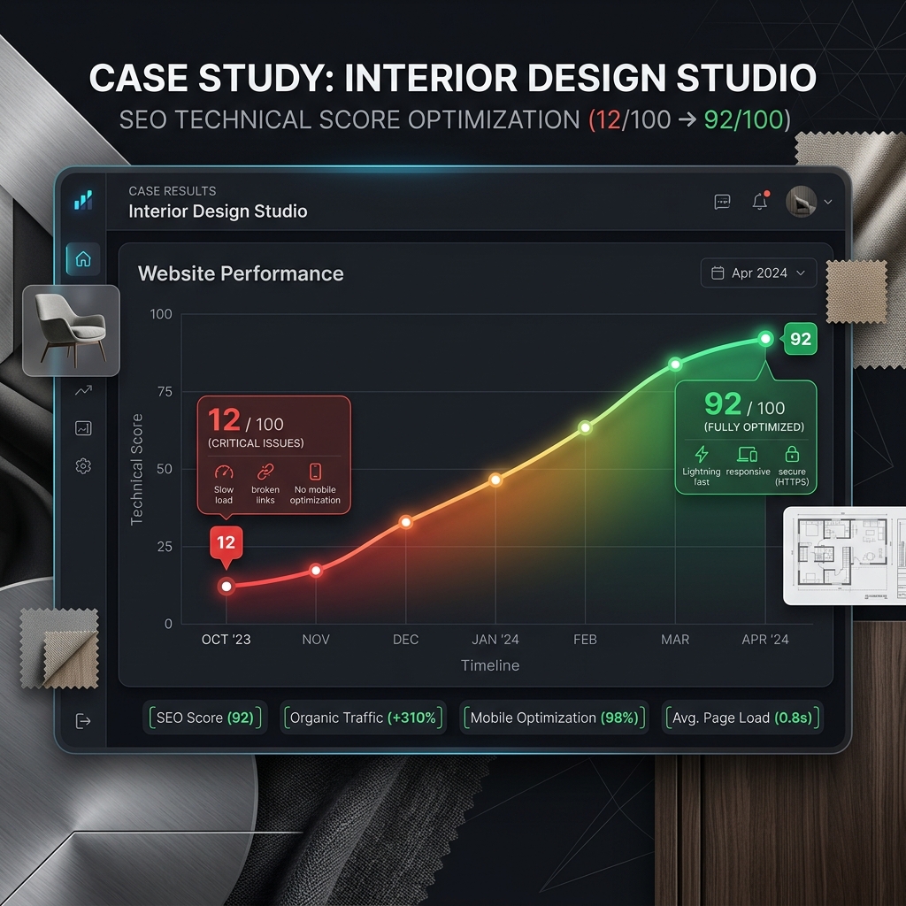 SEO Performance Score Transformation Case Study